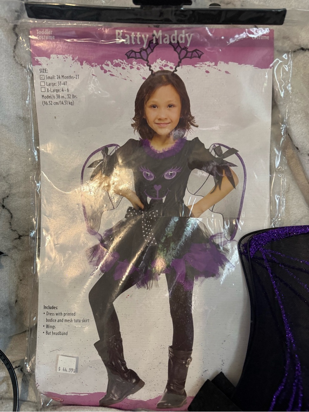 Halloween Batty Maddy Kids Bat Costume